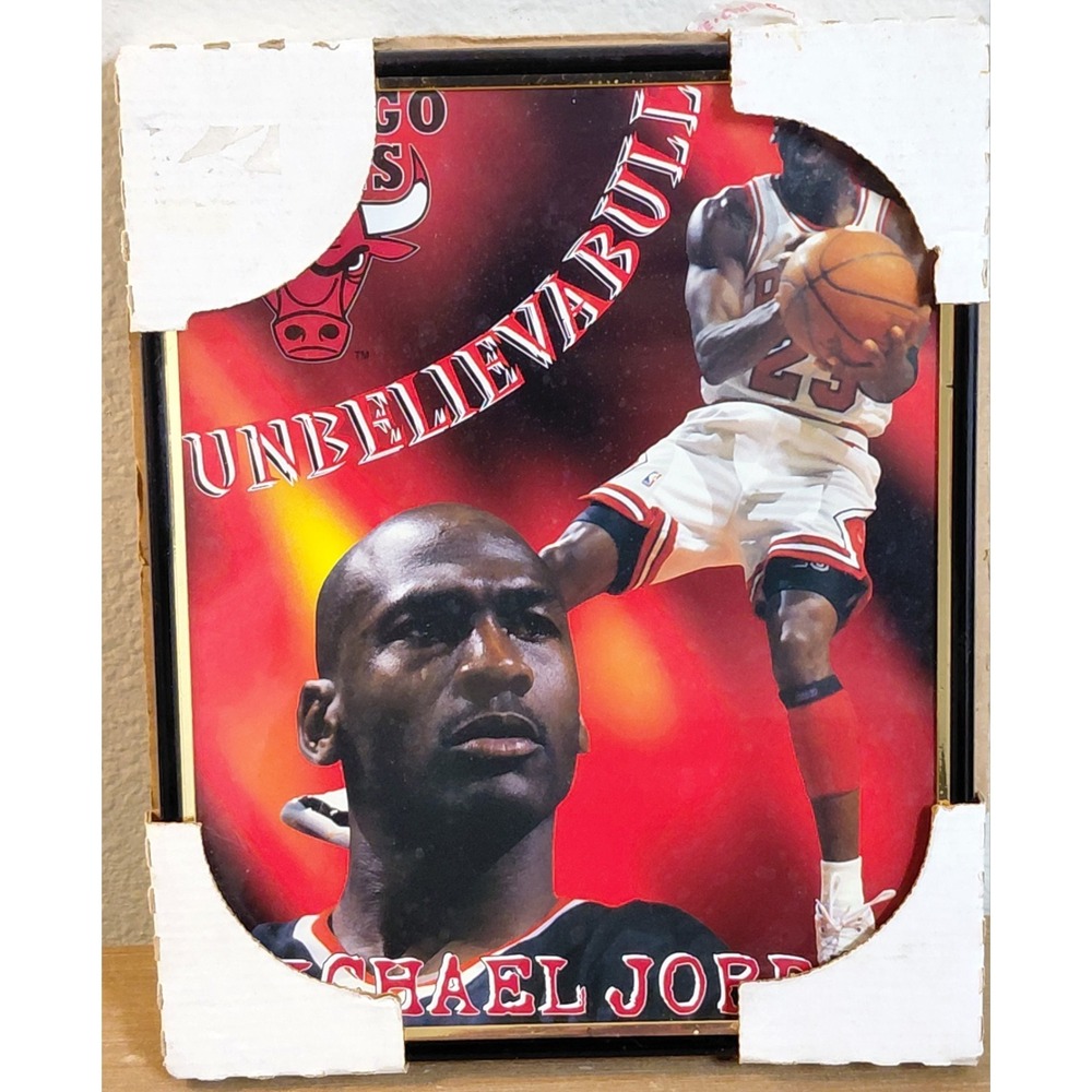 Michael Jordan Chicago Bulls "Unbelievable" Framed Wall Plaque 8x10 NBA